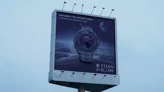 Titan Stellar Dynamic Moon-Phase Billboard in Mumbai
