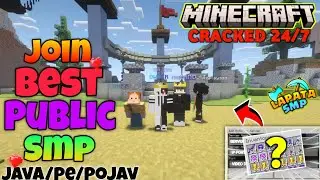 New Best Cracked Public Lifesteal Smp 🥰 For Minecraft 🧁 | Java/Pe 1.21 | 24/7 Online| Free To Join 