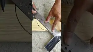 form a 45 degree angle by rotating it #diy #experiment #woodscraft