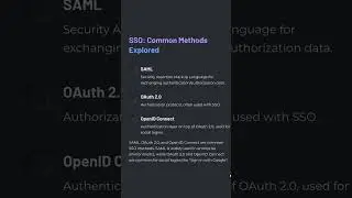 SSO: one login to rule them all #multifactorauthentication #basicauthentication #cybersecurity