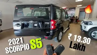 2021 Scorpio S5 Review - ₹ 13.30 Lakh | Scorpio and black color people are crazy about it 🔥