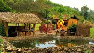 Building a Fish Pond with Bare Hands | Rural Village Life Ep.10
