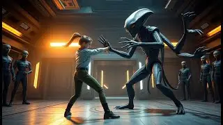Alien Instructor Hit the Deathworld Girl in Combat Class - Instant Karma Broke His Face | HFY