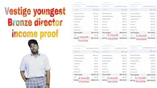 Vestige youngest Bronze director income proof in tamil