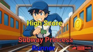 Epic Runner High Score #subwaysurfs #subwaysurfers #gaming #hauntedhood #trending #shortsfeed #run