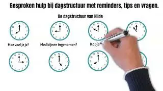 verbale zorgondersteuning en dag structuur via Google Home en nest Mini.