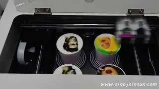 coffee printer with 4 cups