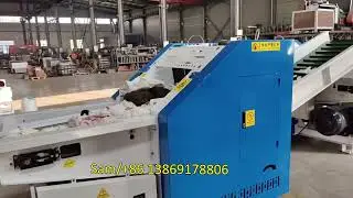 CE standard Guillotine Cutting Machine Garment Fabric Yarn waste Nylon fishing mesh cutting machine