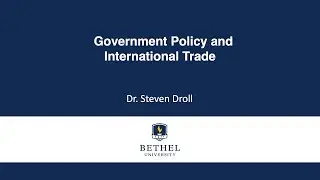 Government Policy and International Trade