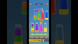 Viral game Water Sort(Level-31) #gaming #trending #viralvideo #reels #wgitachi #shorts