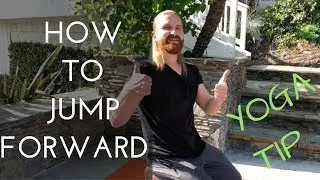 Yoga for beginners - How jump forward from down dog