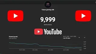 Future gaming AM live subscriber counter 10,000 subscriber target