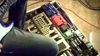 Педальная панель и Fender Hot Rod Deville