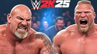 WWE Mega Clash – Goldberg vs Brock Lesnar 🔥