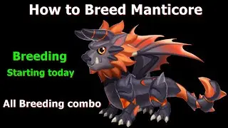 How to Breed Manticore Dragon-Dragon Mania legends | All Breeding combo Manticore Dragon | DML