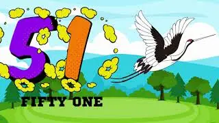 Numbers Song | 51-60 Numbers  Nursery rhymes Learn Animated Video