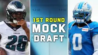 Fantasy Football MOCK Draft | 1st Round Picks & Strategy | 2025 Fantasy Football