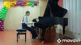 М.Мошковский Этюд соч.18№3. Исполняет Иванова Маргарита 8 класс, 15 лет.