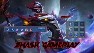 zhask gameplay 2021 mobile legends season 22 on emulator