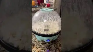 Trying out Dash popcorn maker
