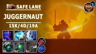 Juggernaut Safe Lane Carry | 7.31b | WC.Yves Pro Jug Play | Dota 2 Immortal Gameplay