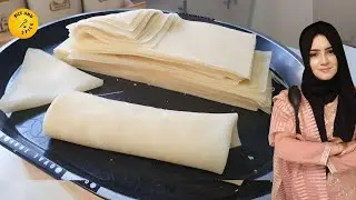 Homemade samosa & Roll wraps | easy homemade samosa sheets by (ICE AND SPICE)
