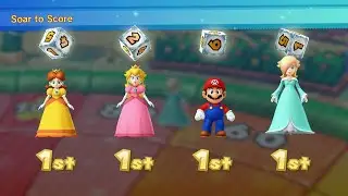 Mario Party 10 - Daisy vs Peach vs Mario vs Rosalina - Chaos Castle