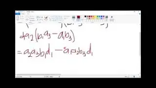 Solving a Matrix of Equations  with 3 unknowns