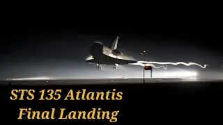 Space Shuttle Atlantis STS 135 Final Landing