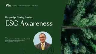 Environmental, Social, and Governance (ESG) Awareness [recorded live]