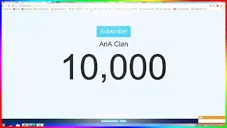 MONTAGE 10 000 ABONN&Eacute;S ! AriA Clan