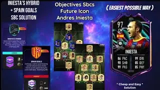 Iniestas Hybrid + Spain Goals Sbcs ( easiest way possible ) | Objectives Iniesta Sbc | Madfut 21