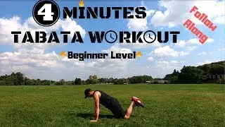 Outdoor TABATA Workout- Beginner Level- Follow Along