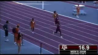 TEXAS A&M vs TEXAS 2022 : DEVON ACHANE =NCAA LEAD IN 200M