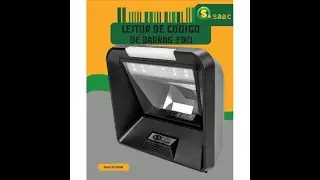 LEITOR FIXO DE CODIGO DE BARRAS CINZA COM FIO USB SAAC 2085L - Symbol 2D