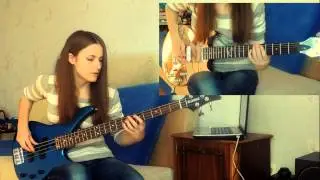 Muse - Easily (Bass/guitar cover HD)