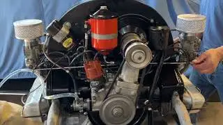 Restored 1955 Porsche 356 Pre-A/A Engine. Charvet Classic Cars