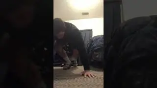 Max Doing Push Ups
