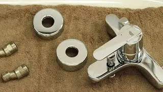 HowTo install Hand Shower Mixer (Muslim Shower Mixer) Hot & Cold Water Controler|