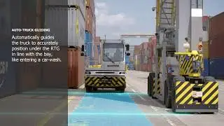 Auto-truck guiding: Smart Features for Yard Cranes