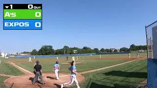 Athletics vs. Expos | 7/10/2022 | Cincinnati Adult Baseball League