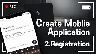 Create Registration Page in Android Studio | Part 2 (XML, Design UI)