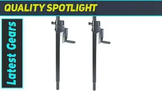 LASE 101 Speaker Sub Pole Mount Crank System: The Best Sub Pole Stand for Your Setup
