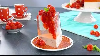Himbeertorte mit Wackelpudding: Ein fruchtiger Hingucker