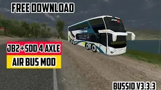 JB2+SDD 4 Axle Air Bus Mod|Bus simulator indonesia|bussid|new bus mod bussid