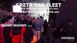 Greta Van Fleet - Danny Wagner - Drum Solo - LIVE!! @ The Greek - musicUcansee.com