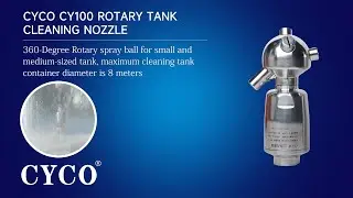 Tank Cleaning Nozzles | CYCO CY100 Rotary Tank Cleaning Nozzle