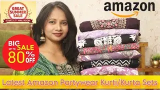 Latest Amazon Summer Special Kurti/Kurta Set Haul | Cotton Haul | Ranjana R