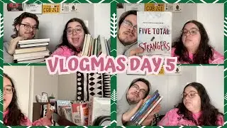 VLOGMAS DAY 5: HUGE winter/christmas book tbr || part 1