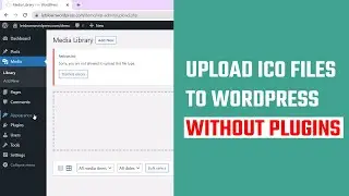 Как загрузить ICO-файлы в WordPress без плагинов? Пользовательские коды | #WordPress 50